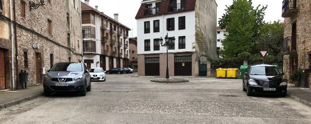 Calle Benito Gandasegui de Ezcaray, objeto de labores de reurbanización en próximas fechas. :: l.r.