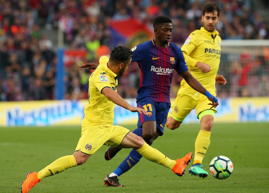 El Barcelona, ya campeón de Liga, recibe en el Camp Nou a un Villarreal que aún tiene trabajo por hacer para certificar su plaza europea. 