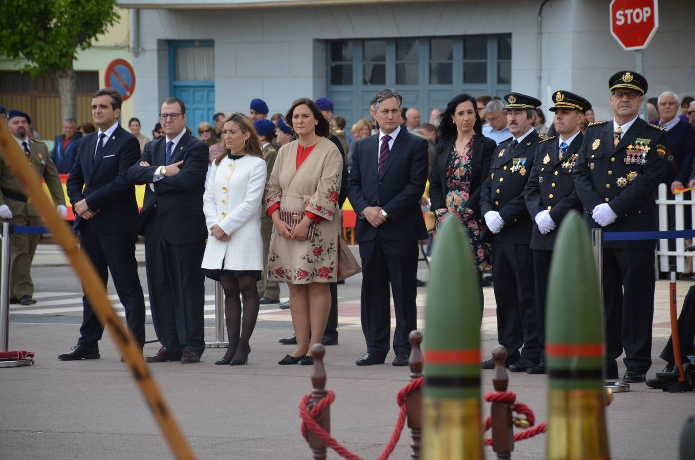 Más de 400 riojanos juraron bandera en Calahorra en una ceremonia marcada por la lluvia