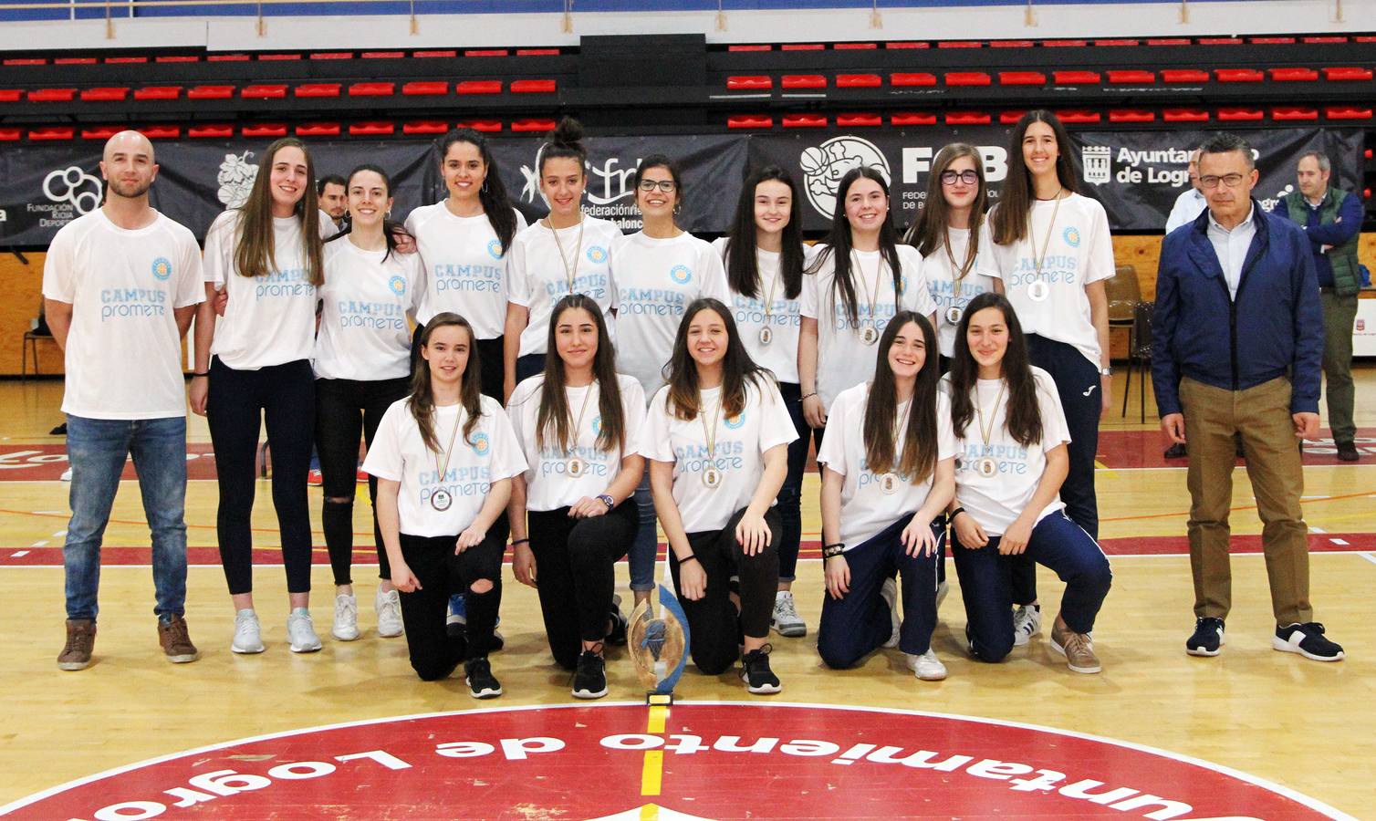 Lobete fue el lugar elegido para la celebración del Día del Baloncesto riojano