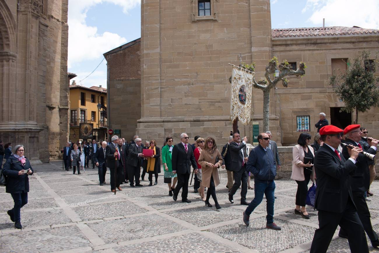 Actos de renovación de la cofradía del Santo celebrados este domingo, en los que Jesús Martínez y Dolores Sánchez han sido nombrados nuevos priores