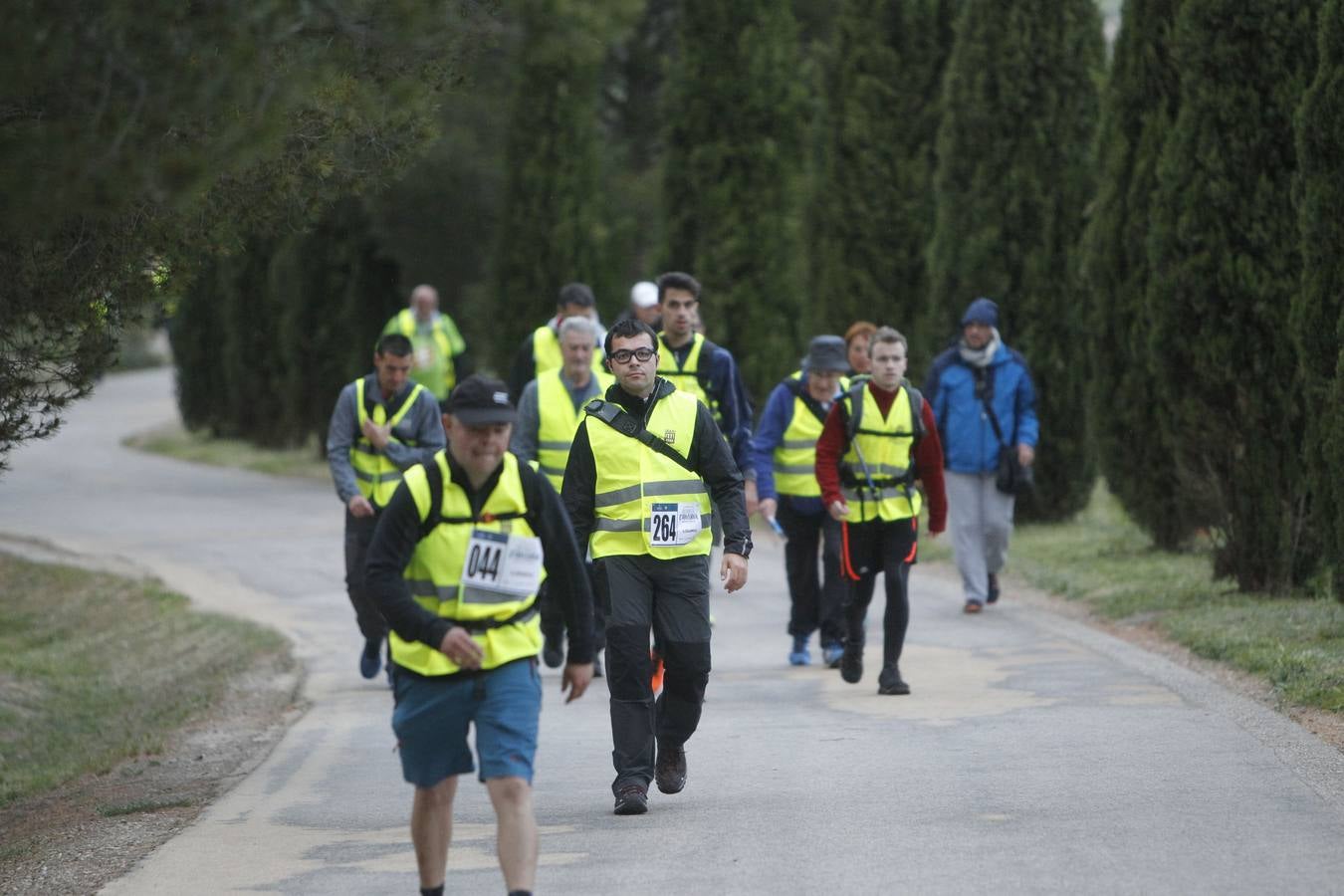 Seiscientas personas han cubierto esta noche los 63 kilómetros de Valvanera Camina.