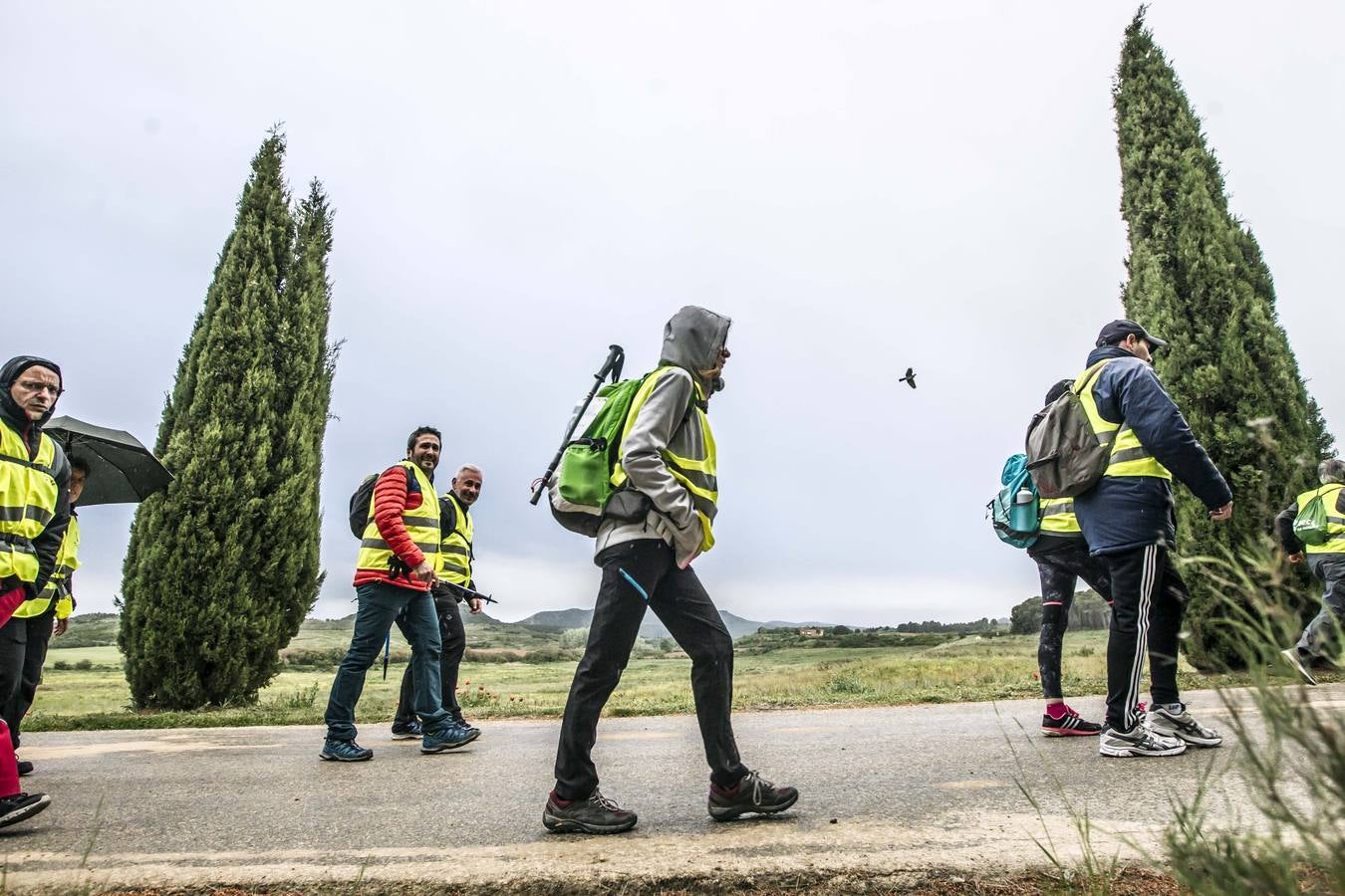 Seiscientas personas han cubierto esta noche los 63 kilómetros de Valvanera Camina.