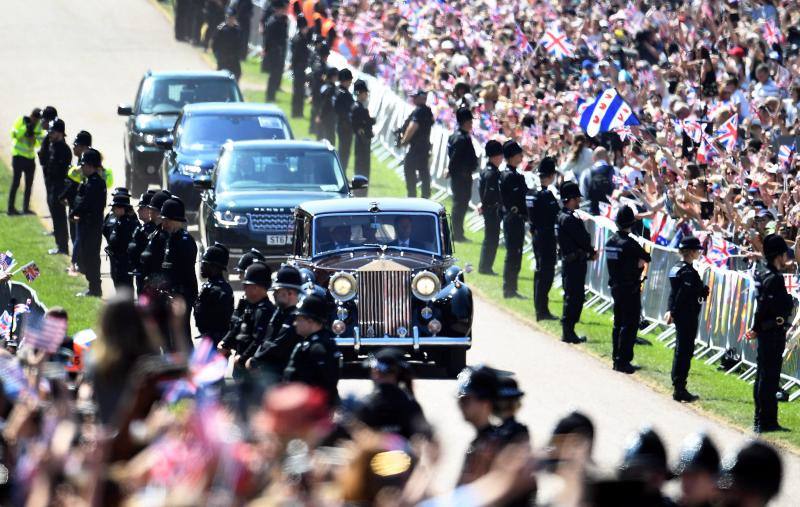 La ciudad inglesa se viste de fiesta para el enlace real de Meghan Markle y el príncipe Enrique