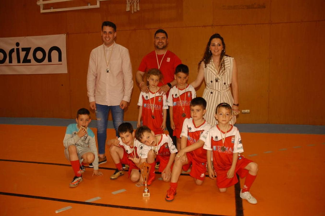 Fotos correspondientes al I torneo de fútbol sala del CDF SAn Agustín Ciudad de Calahorra-Memorial Angel Escribano disputado el sábado en el Pabellón Europa. 