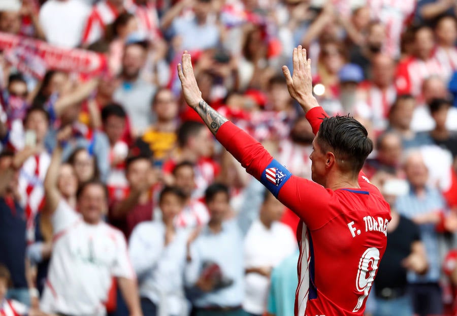 El delantero del Atlético de Madrid puso punto final a toda una vida como rojiblanco, y el Wanda Metropolitano quiso engrandecer su leyenda con un homenaje para el recuerdo.