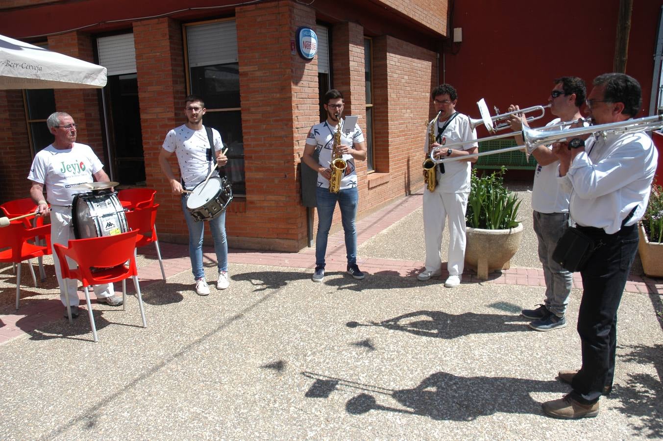 Procesión de Santa Quiteria celebrada el martes en las fiestas de Bergasa