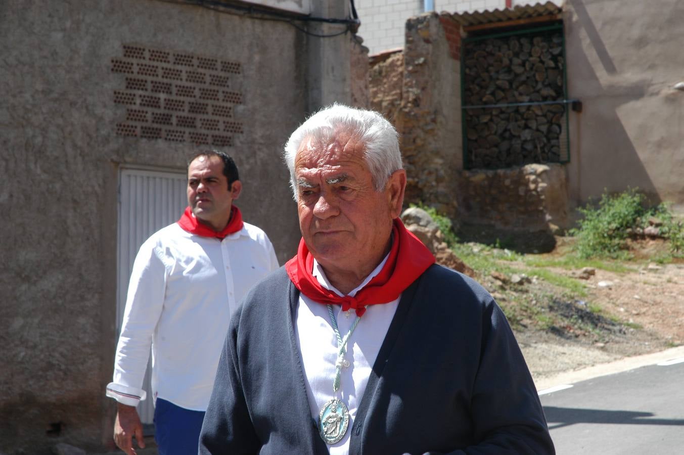 Procesión de Santa Quiteria celebrada el martes en las fiestas de Bergasa