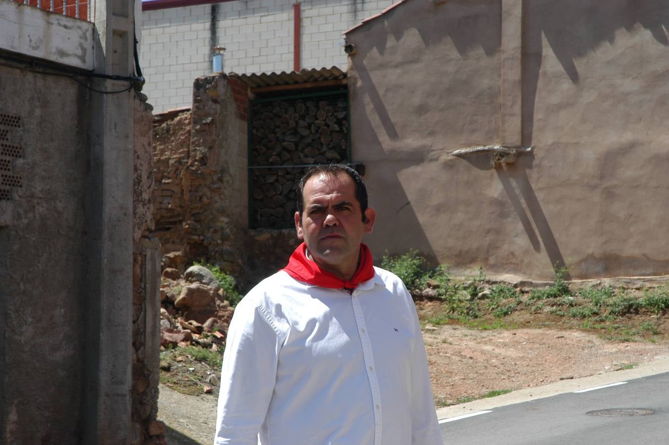 Procesión de Santa Quiteria celebrada el martes en las fiestas de Bergasa