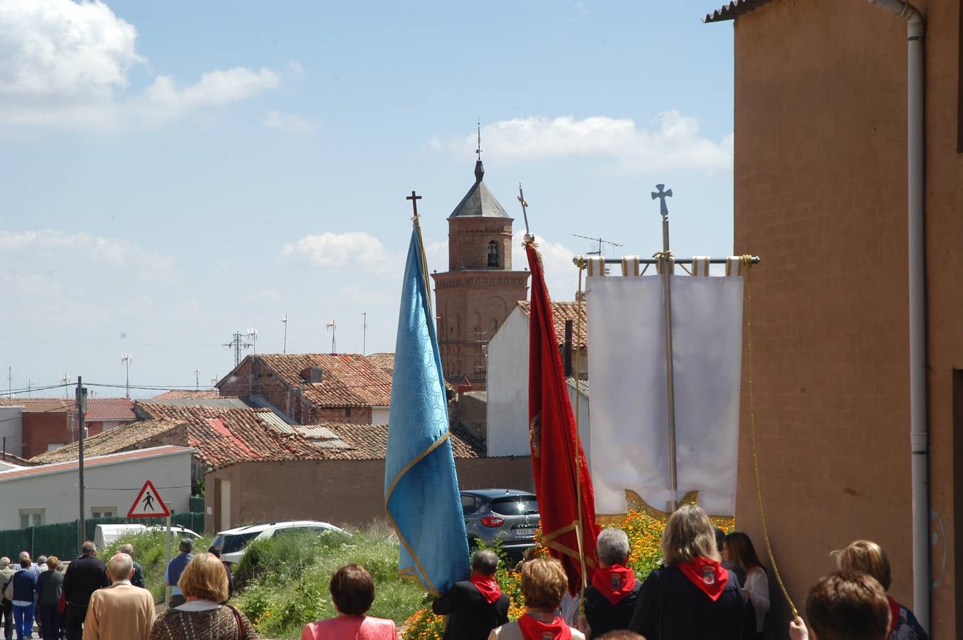 Procesión de Santa Quiteria celebrada el martes en las fiestas de Bergasa