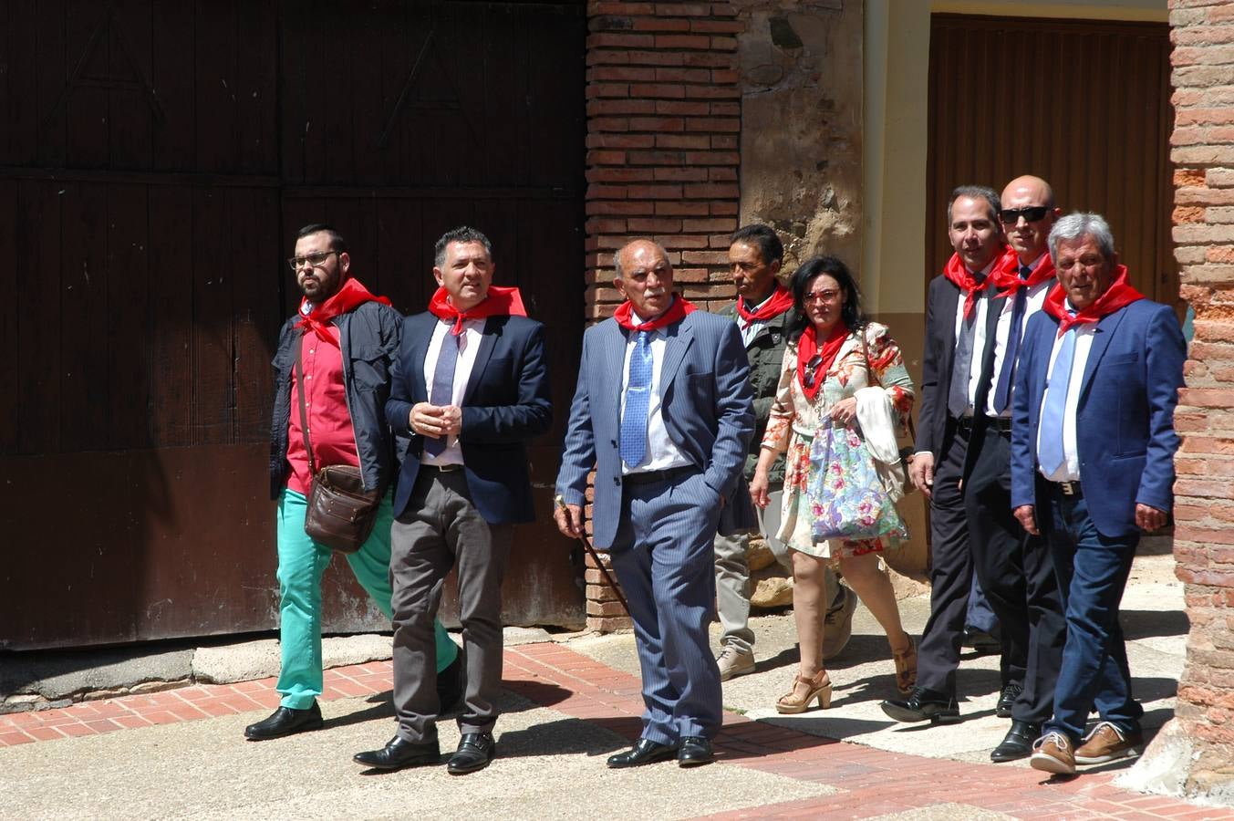 Procesión de Santa Quiteria celebrada el martes en las fiestas de Bergasa