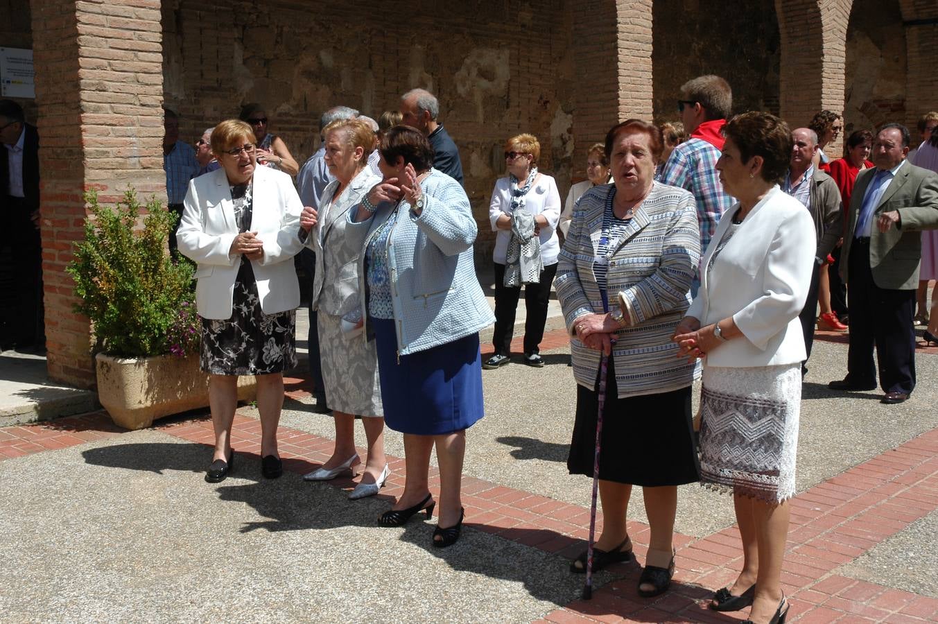 Procesión de Santa Quiteria celebrada el martes en las fiestas de Bergasa