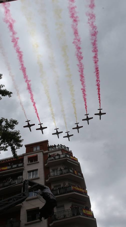 Los Reyes de España presidieron en Logroño el Desfile del Día de las Fuezas Armadas, en el que participaron hasta 2.678 militares.