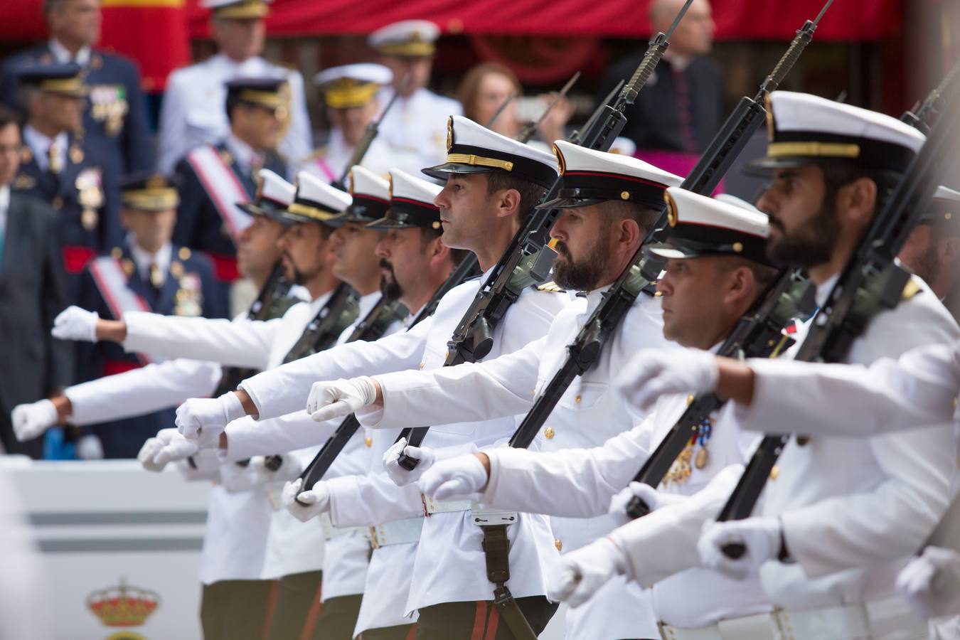 Emocionante Desfile del Día de las Fuerzas Armadas, que concgregó en Logroño a miles de personas.