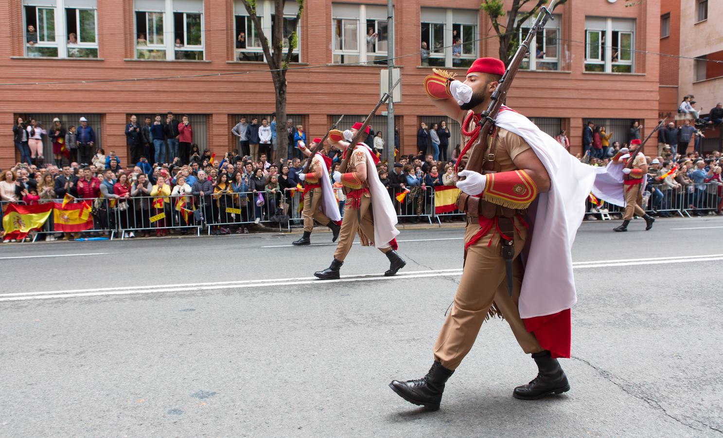 Emocionante Desfile del Día de las Fuerzas Armadas, que concgregó en Logroño a miles de personas.