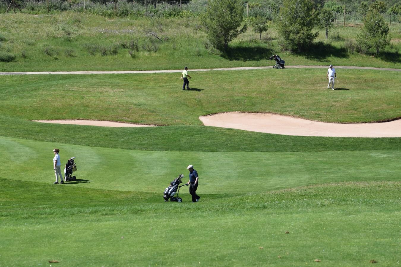 Los participantes disfrutaron de un gran torneo de golf en El Campo de Logroño.