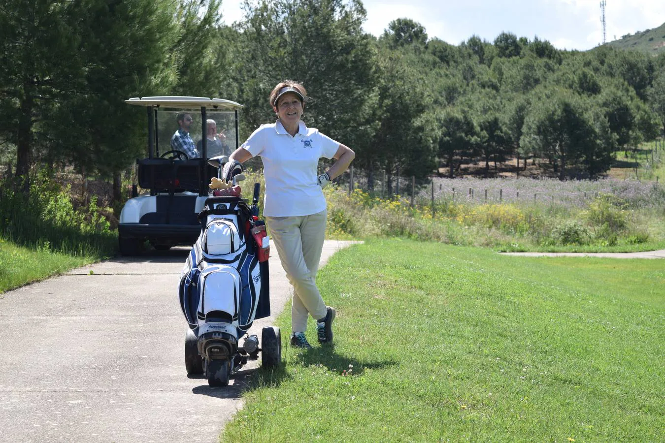 Los participantes disfrutaron de un gran torneo de golf en El Campo de Logroño.