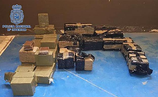 Incautados más de 60 kilos de hachís ocultos en un coche en Logroño