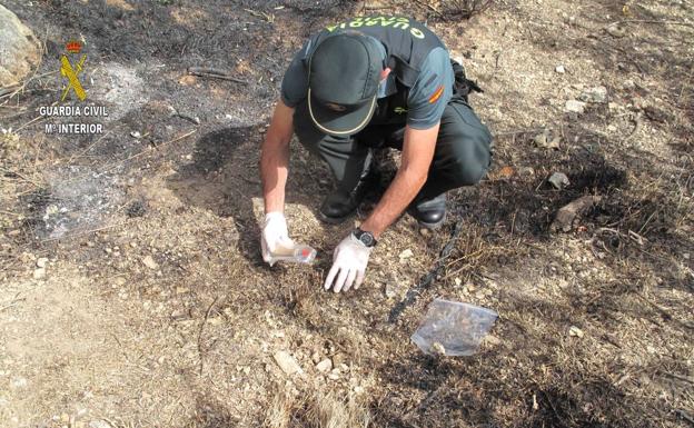 Investigan a un riojano como presunto autor del incendio forestal en Bergasa