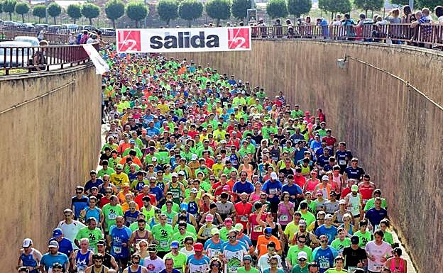 Afecciones en el transporte urbano y tráfico rodado por la Media Maratón