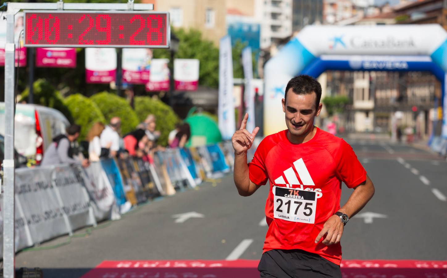 Imágenes de los corredores de la 7Ken el momento de la llegada.