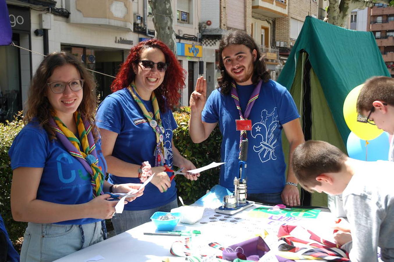 galería de imágenes correspondientes a la Feria de Asociaciones celebrada el sábado en Calahorra