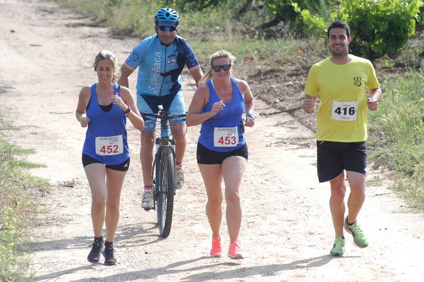 Marcha solidaria y carrera Runners & Wine del sábado por la mañana en Aldeanueva de Ebro.