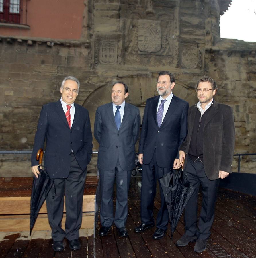 Mariano Rajoy ha visitado La Rioja en numerosas ocasiones y ha dejado muchas imágenes de su presencia en tierras riojanas.