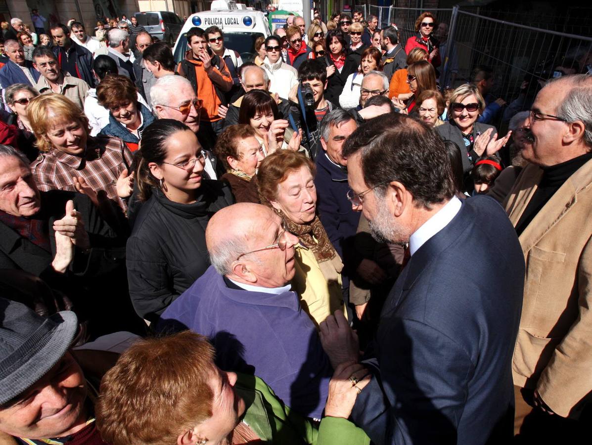 Mariano Rajoy ha visitado La Rioja en numerosas ocasiones y ha dejado muchas imágenes de su presencia en tierras riojanas.