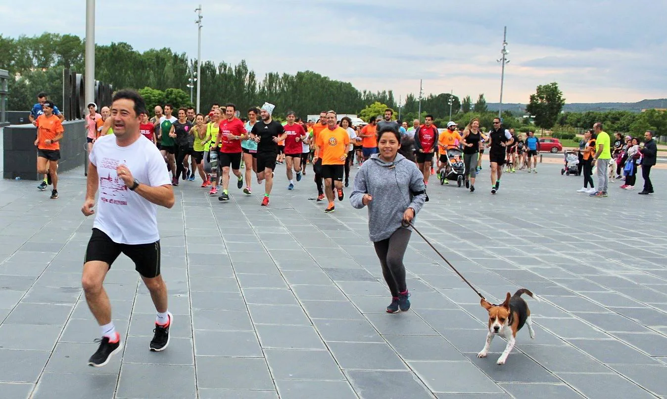 Clubes y colectivos se juntan en Logroño y Calahorra para correr en una convocatoria mundial.