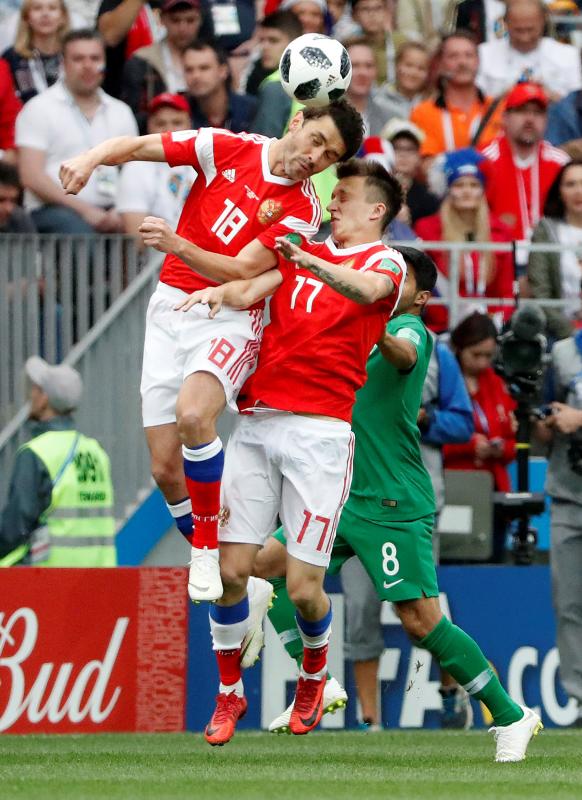 Las mejores fotos del partido inaugural del Mundial de Rusia 2018