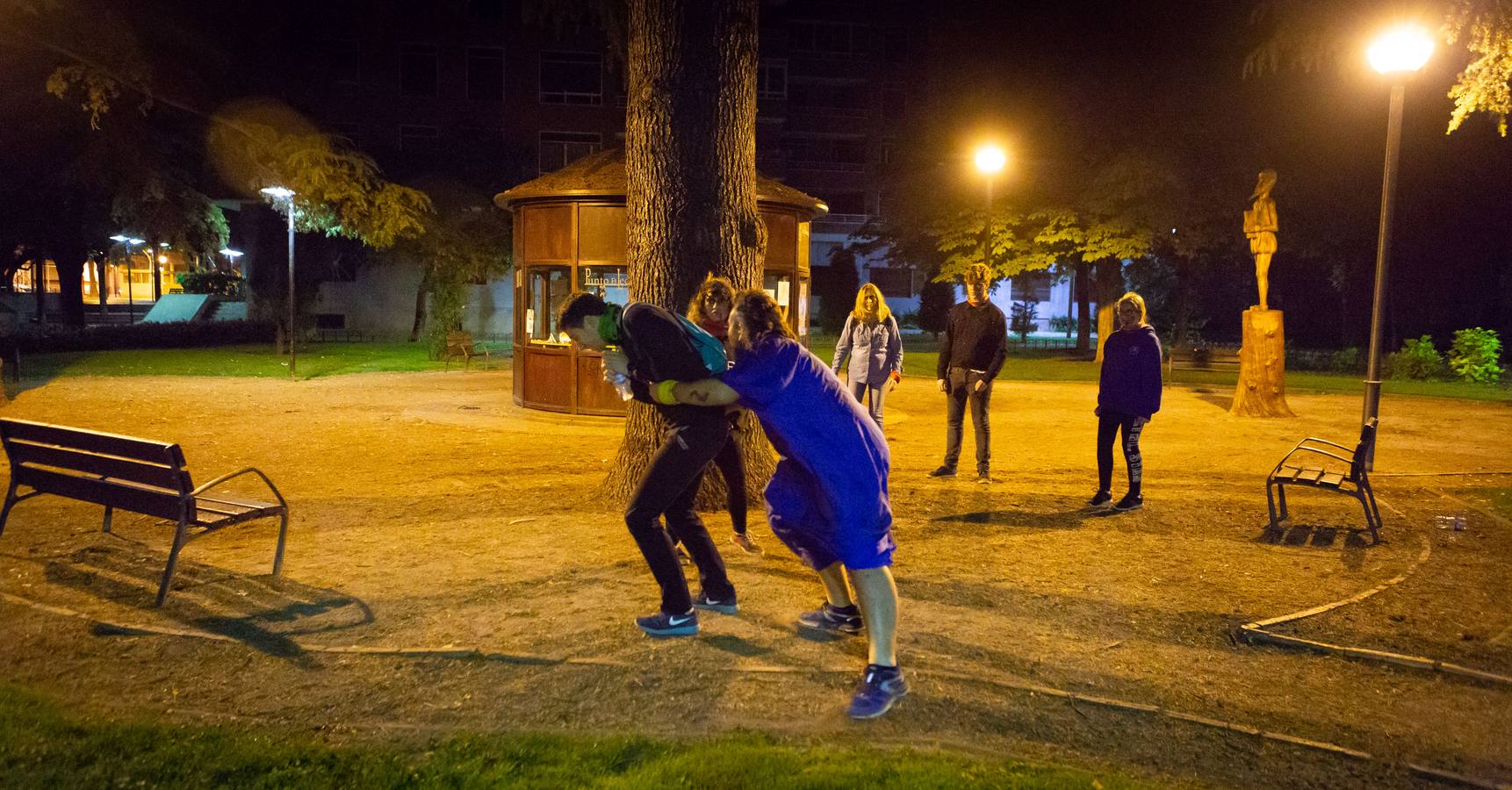 Logroño fue escenario anoche de un apocalipsisi zombie.