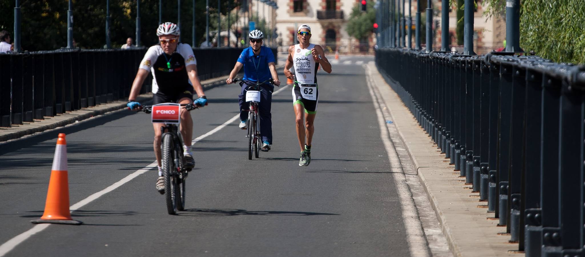 Prueba de bicicleta.