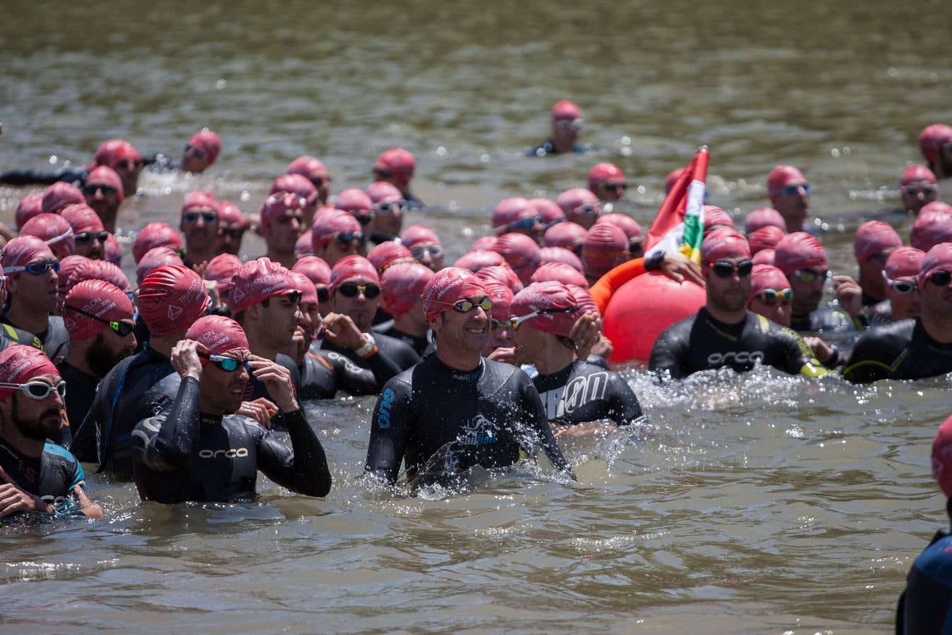 Prueba de natación.