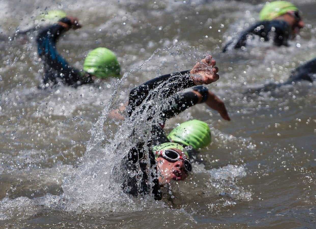 Prueba de natación.