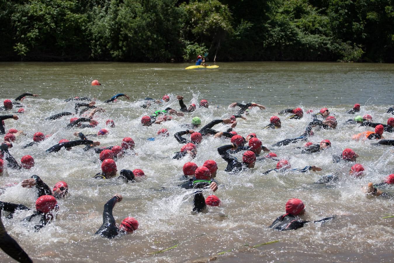 Prueba de natación.