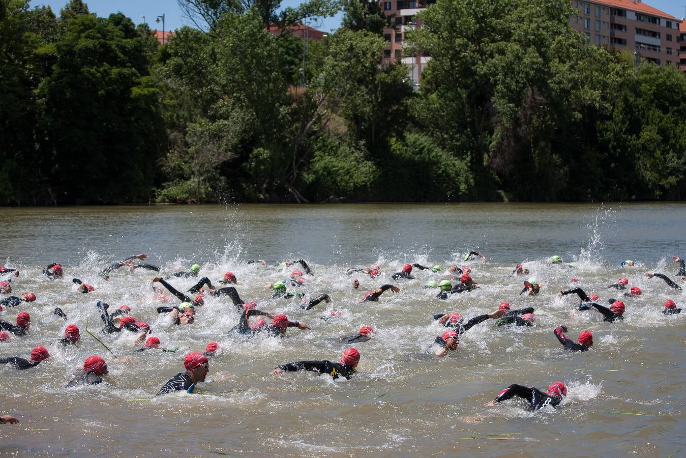 Prueba de natación.