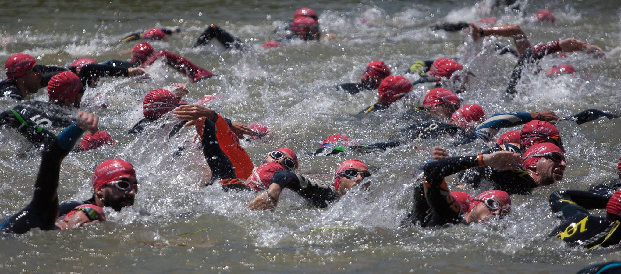 Prueba de natación.