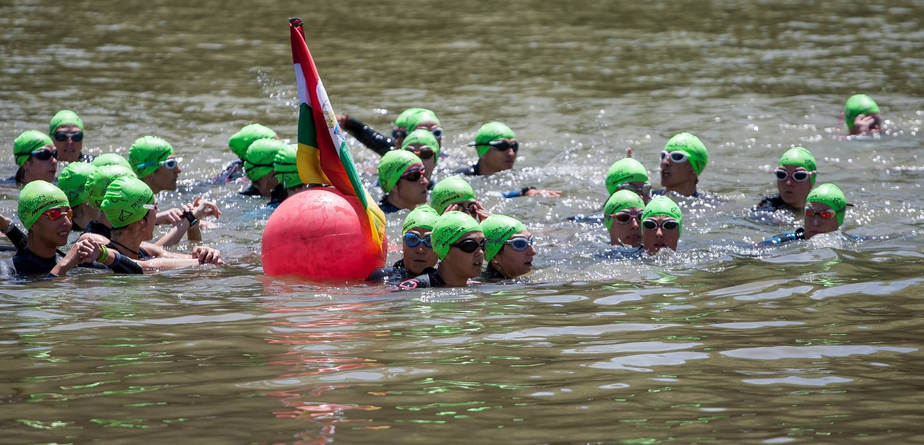 Prueba de natación.