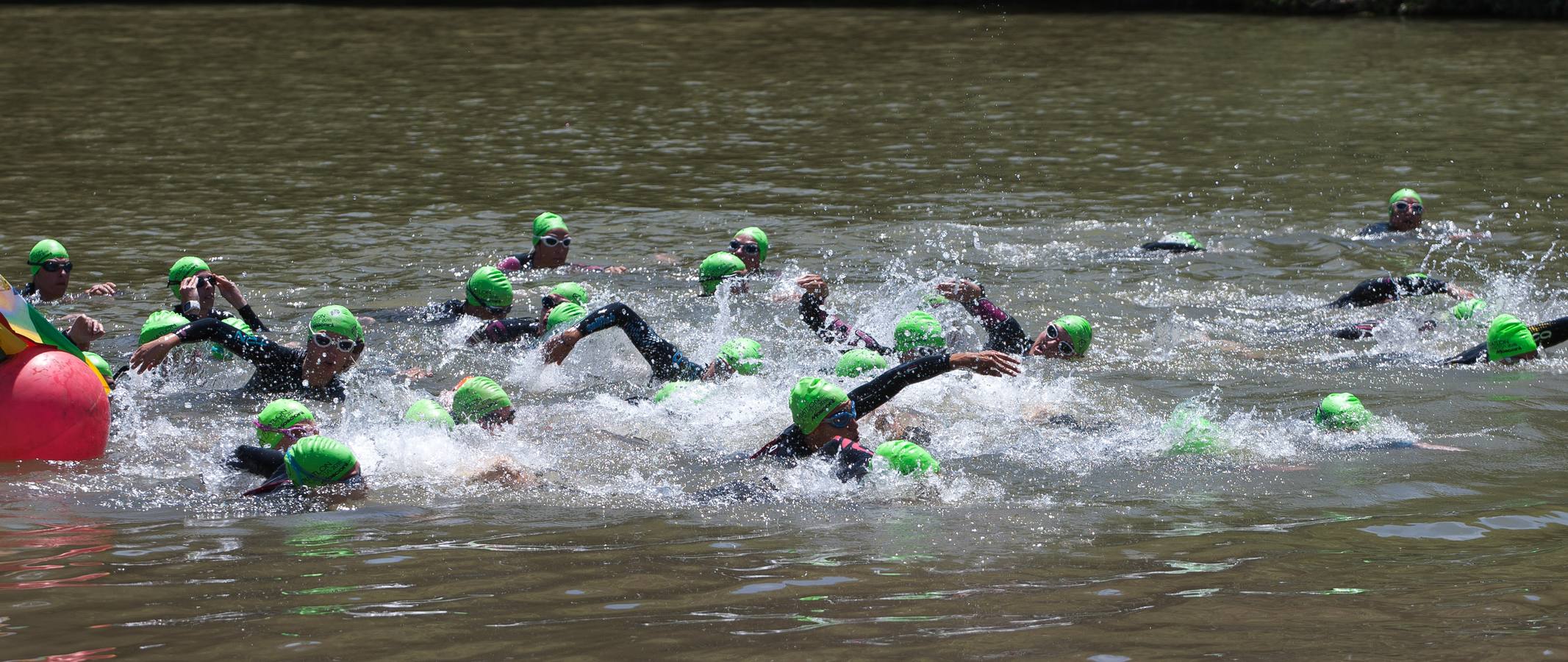 Prueba de natación.