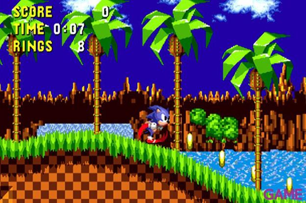 Sonic the hedgehog.
