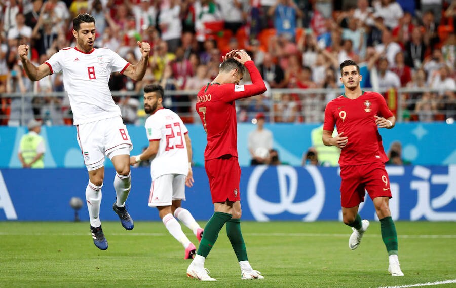 Fotos: Irán-Portugal, en imágenes