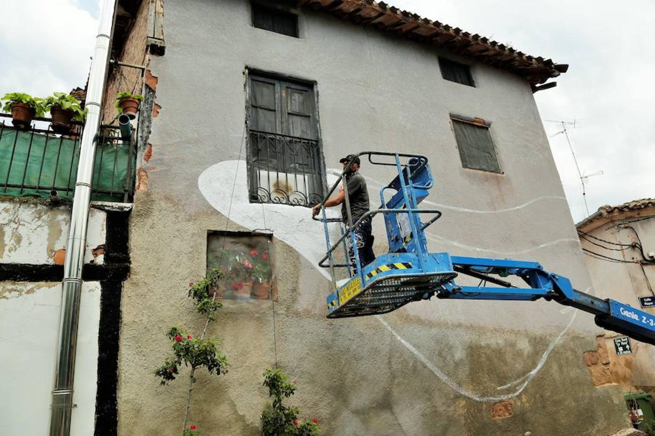 El festival CamprovínArte pretende dinamizar el municipio acercando el arte urbano al entorno rural