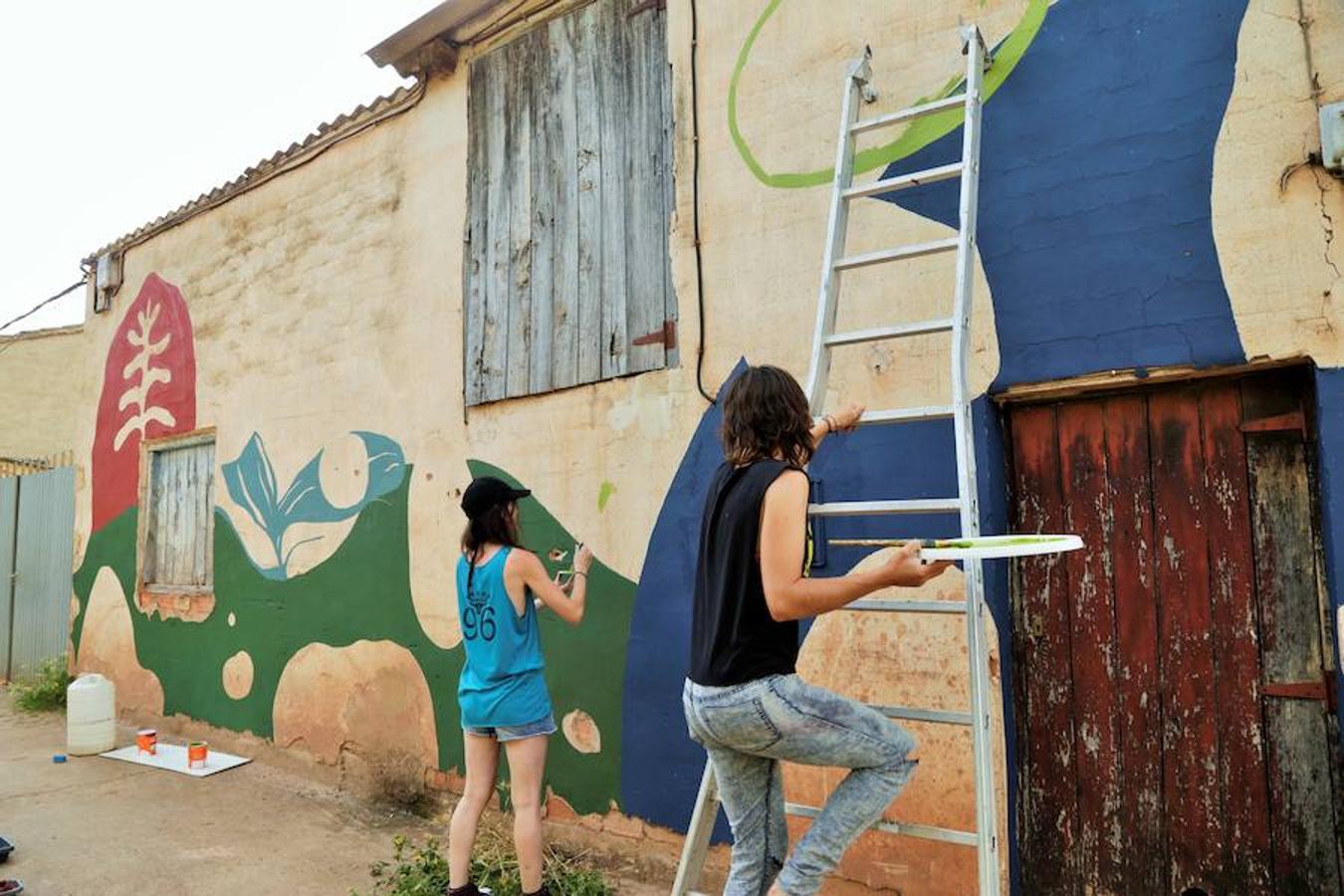 El festival CamprovínArte pretende dinamizar el municipio acercando el arte urbano al entorno rural