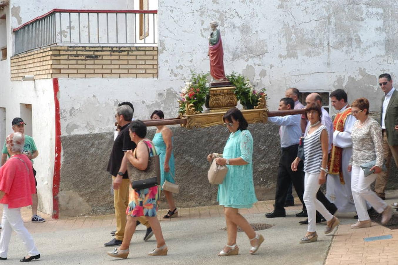 La procesión de San Pedro en Ventas del Baño.