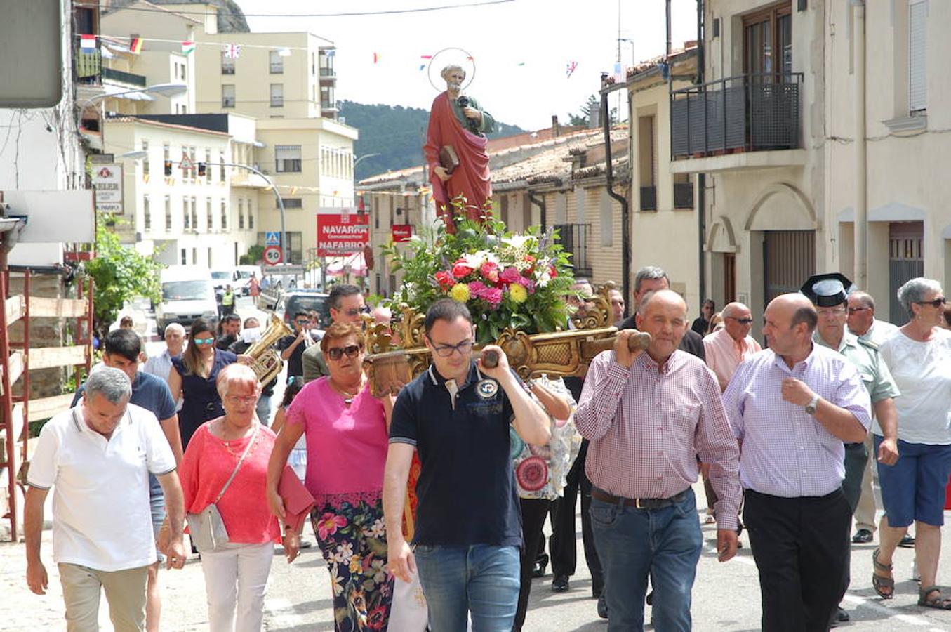 La procesión de San Pedro en Ventas del Baño.