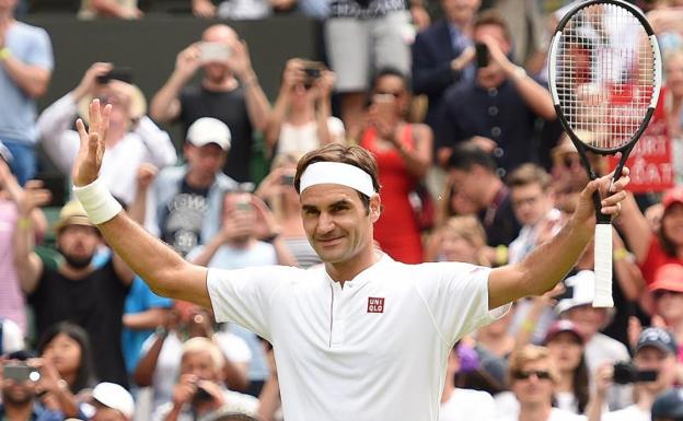 Roger Federer tras vencer a Lacko