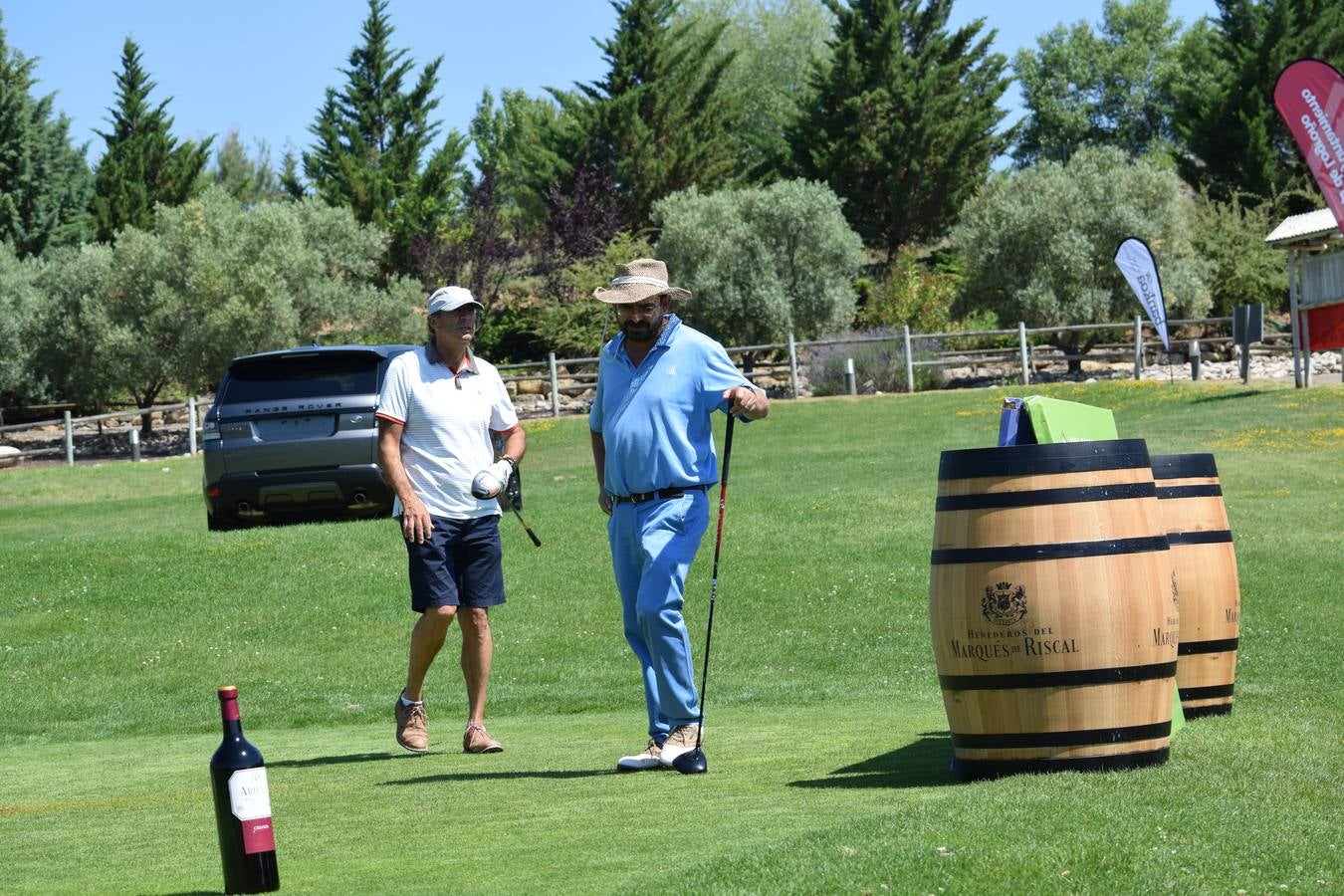 Los jutadores disfrutaron de una gran jornada de golf.