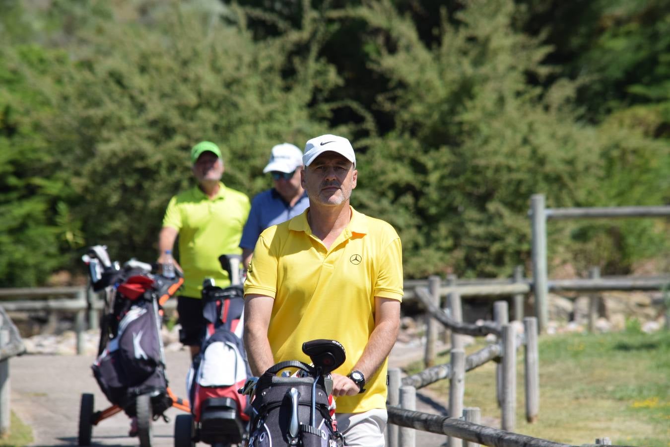 Los jutadores disfrutaron de una gran jornada de golf.