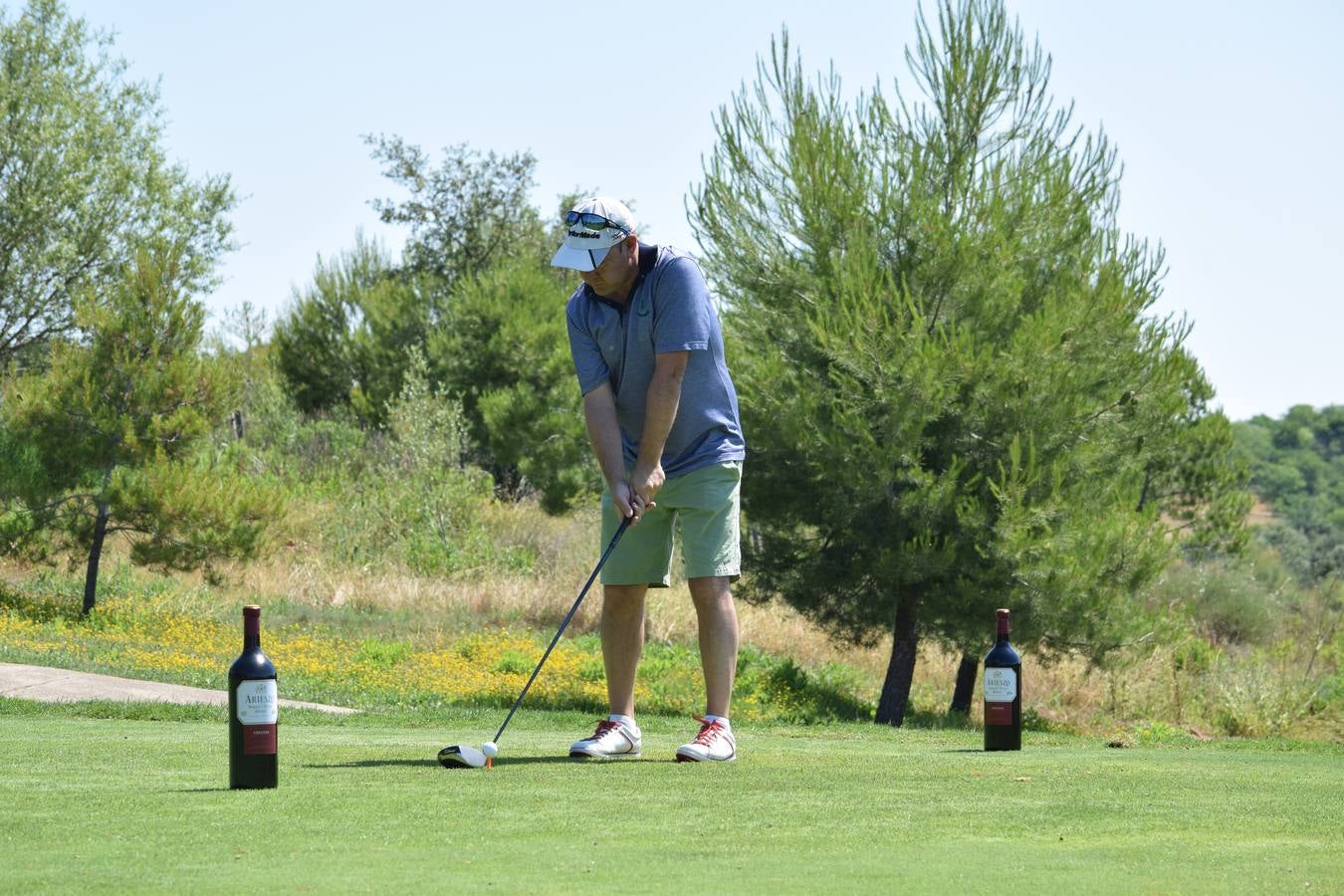 Los jutadores disfrutaron de una gran jornada de golf.